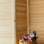 Room Dividers - Brown Wooden 3-panel Room Divider