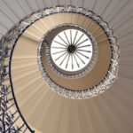 Spiral Staircase - White Concrete Spiral Stairway