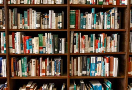 Bookshelves - Assorted Books on Book Shelves
