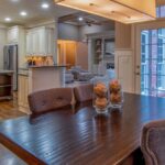Dining Set - Brown Wooden Table With Chairs