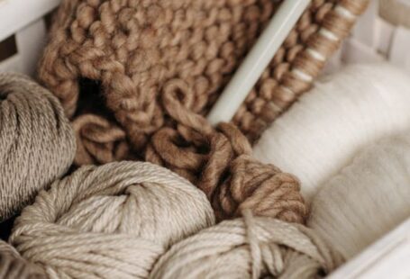 Insulation Materials - White and Brown Yarns In Basket