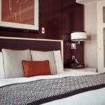Beds - Black and Grey Bedspread on Bed and Pillow