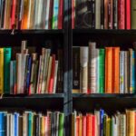 Bookshelves - Books in Black Wooden Book Shelf