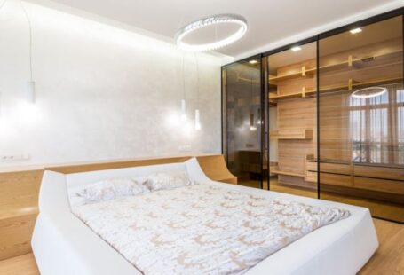 Under-Bed Storage - Trendy bedroom in contemporary style