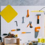 Pegboard - Plastic Toys on a Pegboard