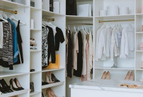 Closet Storage - White Drawer in the Wardrobe